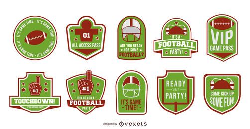 Football badges collection