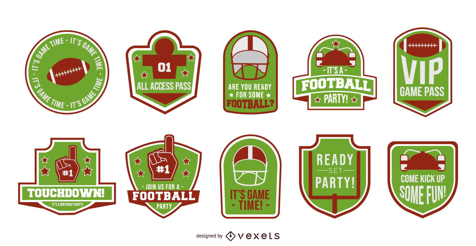 Football badges collection