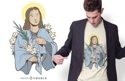 Diseño de camiseta Saint Goretti