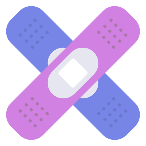 Adhesive bandage flat PNG Design