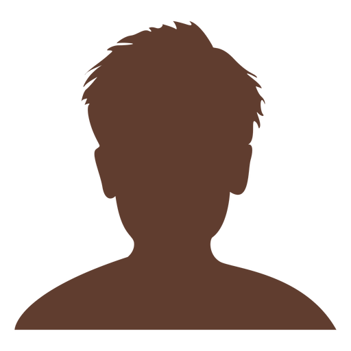 Anonymer Avatar Junge kurze wilde Haare PNG-Design