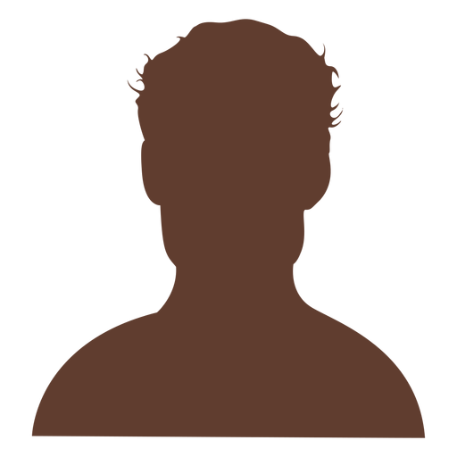 Anonymous avatar man short curly hair PNG Design