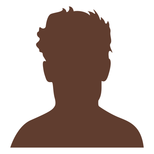 Avatar anónimo hombre pelo corto salvaje Diseño PNG