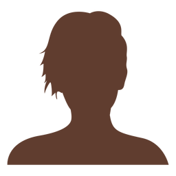 Cabelo curto de mulher avatar anônimo Desenho PNG
