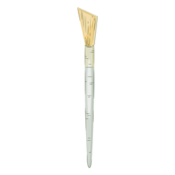 Artist flat paint brush color PNG Design
