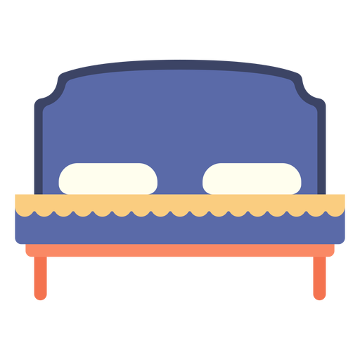 Bed furniture flat PNG Design