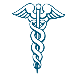 Caduceus Realistic Monochrome PNG & SVG Design For T-Shirts