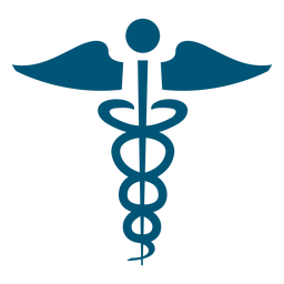 Caduceus simple monochrome PNG Design