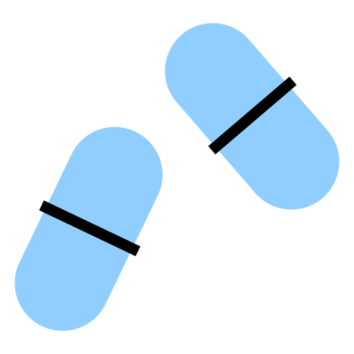 Capsule pill color PNG Design