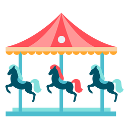 Carnival horse carousel color Transparent PNG