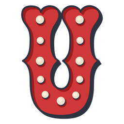 Carta de carnaval u color Diseño PNG