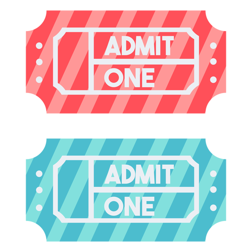 Carnival tickets color - Transparent PNG & SVG vector file