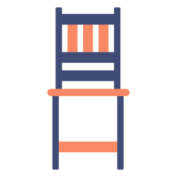 Chair furniture flat PNG Design