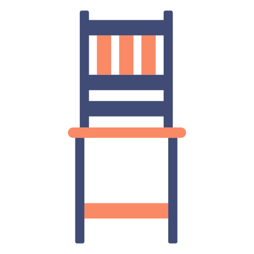 Chair furniture flat PNG Design