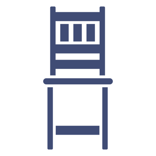 Chair furniture monochrome - Transparent PNG & SVG vector file