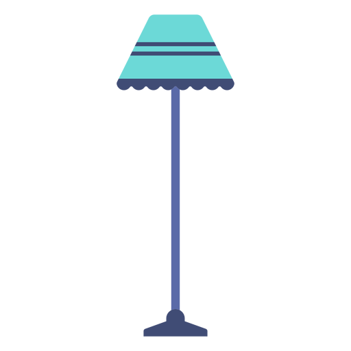 Stehlampe flach PNG-Design