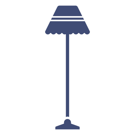 Lámpara de pie monocromática Diseño PNG