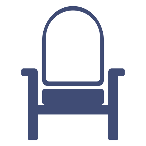 Möbel Sessel monochrom PNG-Design