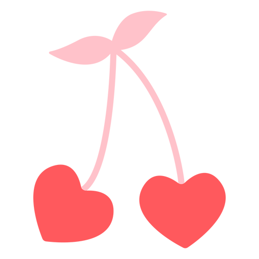 Download Hearts cherry color - Transparent PNG & SVG vector file