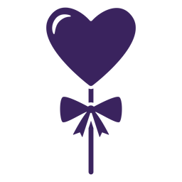 Arco de piruleta de corazones Diseño PNG