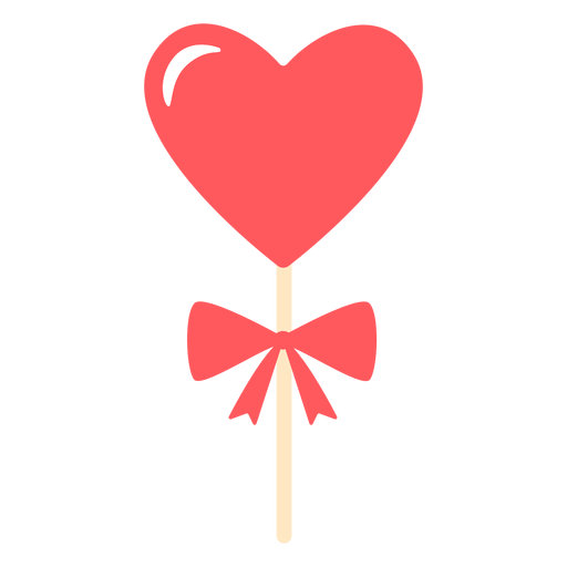 Hearts lollipop bow color - Transparent PNG & SVG vector file