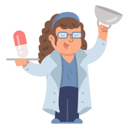Cápsula plana do médico do hospital Desenho PNG