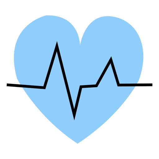 Hospital heart color PNG Design