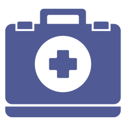 Hospital medical box monochrome PNG Design