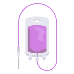 Hospital medical drip flat PNG Design