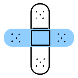 Hospital medical plaster color PNG Design