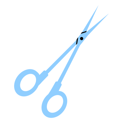Hospital scissors color PNG Design