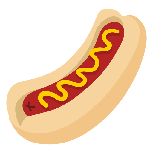 Cor de cachorro-quente Desenho PNG