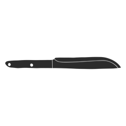 Silhueta de desossa de faca Desenho PNG