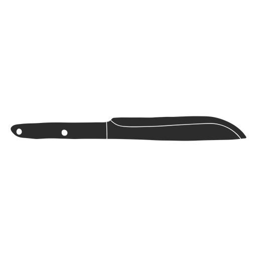 Knife boning silhouette PNG Design