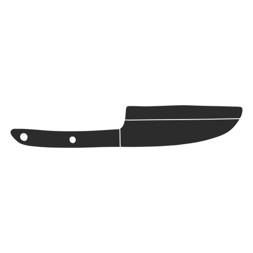 Knife silhouette PNG Design