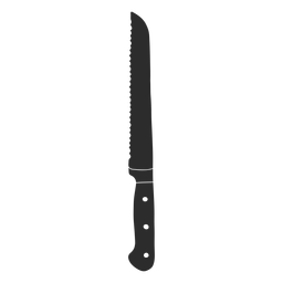 Knife bread steel silhouette PNG Design