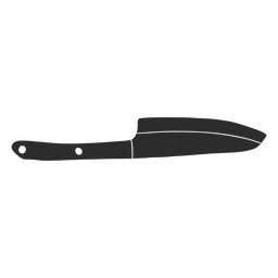 Messerkoch Silhouette PNG-Design