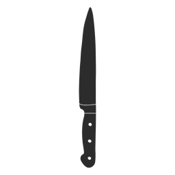 Knife cutlet silhouette PNG Design