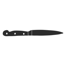 Messerfilet Silhouette PNG-Design