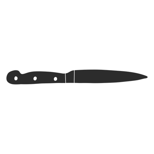 Silueta de filete de cuchillo Diseño PNG