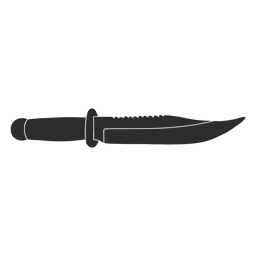 Cuchillo silueta militar Cuchillo silueta militar