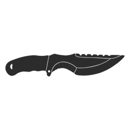 Messer Skinner Silhouette PNG-Design