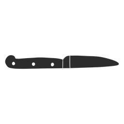 Knife vegetable silhouette PNG Design Transparent PNG