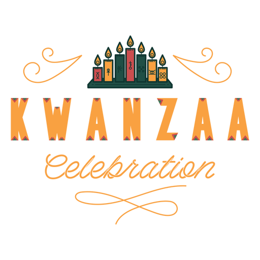 Kwanzaa celebration lettering kwanzaa - Transparent PNG & SVG vector file