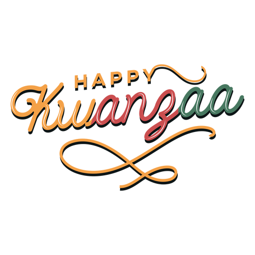 Letras felices de Kwanzaa
