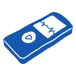 Nurse equipment cardiograph PNG Design