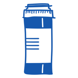 Nurse equipment tablet bottle PNG Design