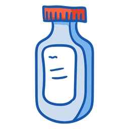Color de tarro de tableta de equipo de enfermera Diseño PNG