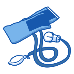 Krankenschwester Tonometer Farbe PNG-Design