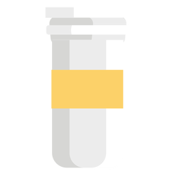 Pharmacy container white flat PNG Design
